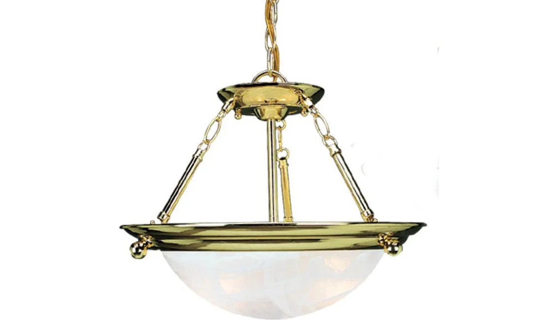 Volume Lighting Lunar 2-Light Brushed Nickel Interior Pendant
