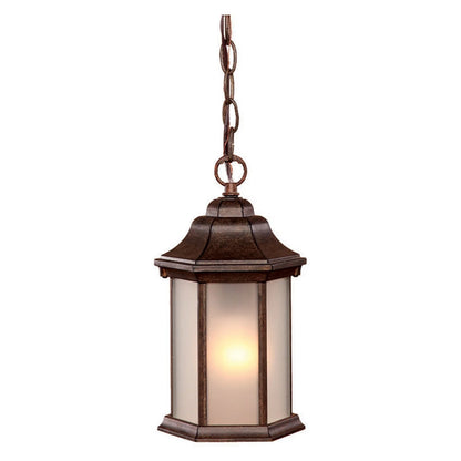 5185BK-Acclaim Lighting-Madison - One Light Outdoor Hanging Lantern - 6 Inches Wide by 12 Inches High