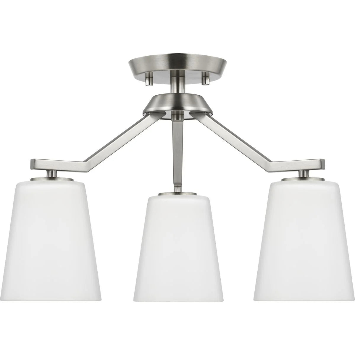 Progress Lighting - Vertex - 3 Light Convertible Chandelier In Contemporary