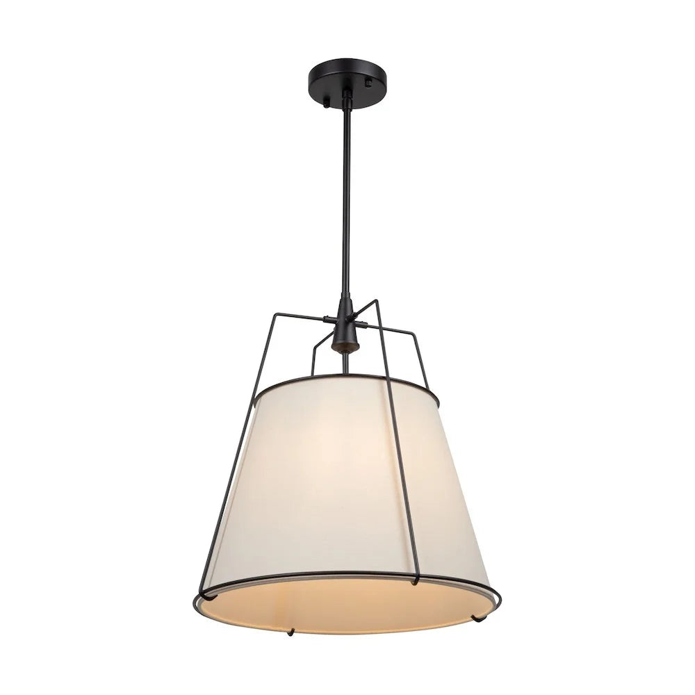 Artcraft Lighting Pullman Collection 3Light Pendant Black