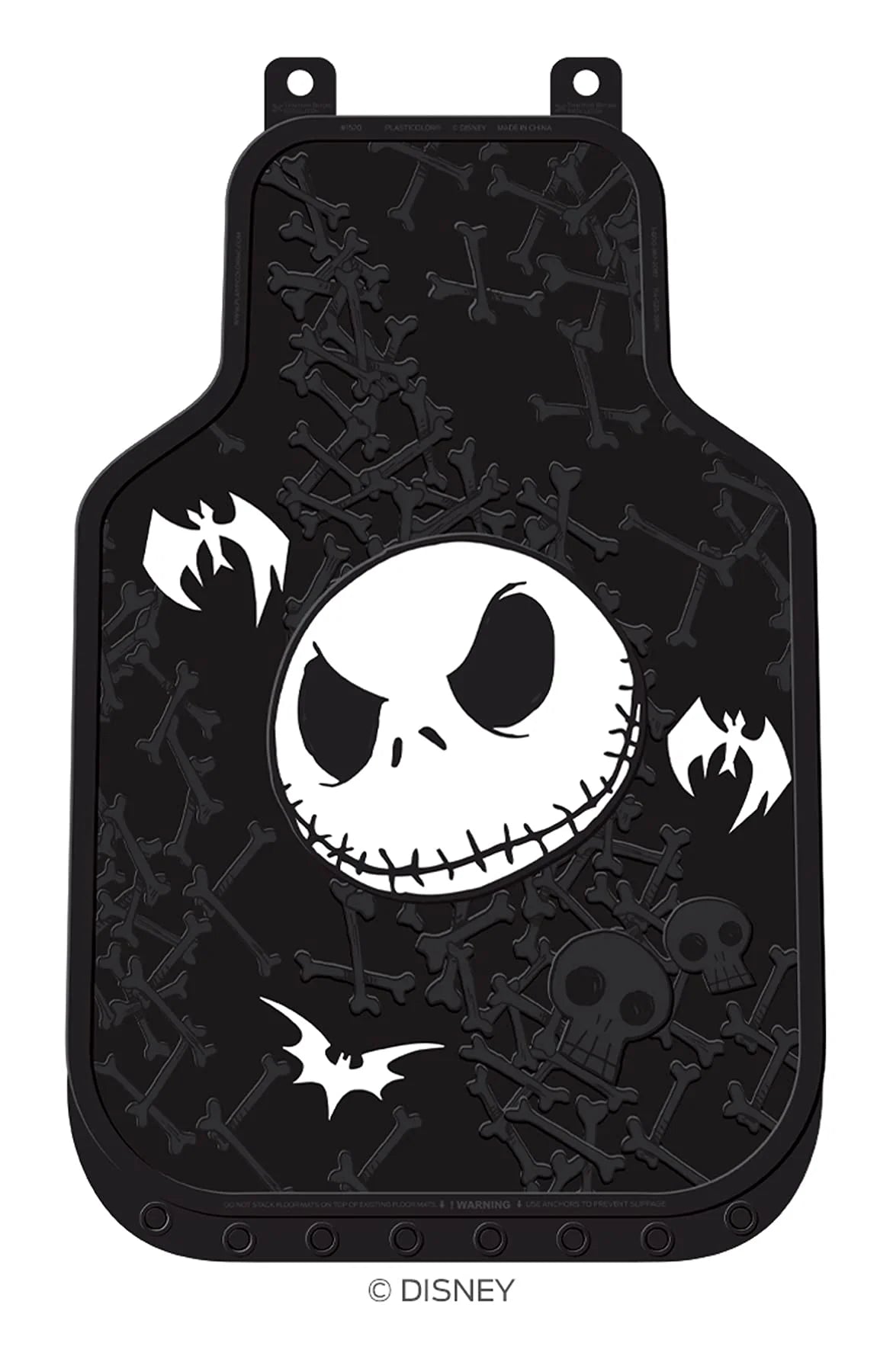 Nightmare Before Christmas Jack Skellington 12-Piece Car Accessory Bundle Set - Officially Licensed Car Seat Covers, Floor Mats, Sunshade, and More by Yupbizauto
