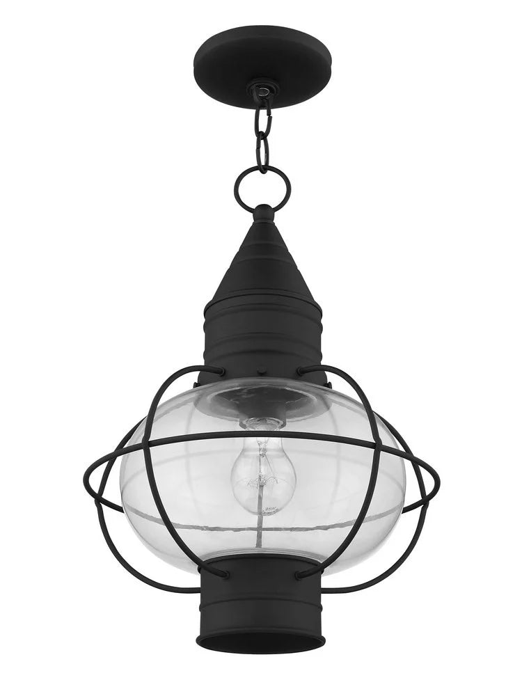 Livex Lighting - Newburyport - 1 Light Outdoor Pendant Lantern in Bohemian Style