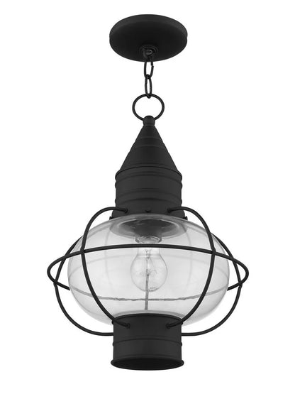 Livex Lighting - Newburyport - 1 Light Outdoor Pendant Lantern in Bohemian Style