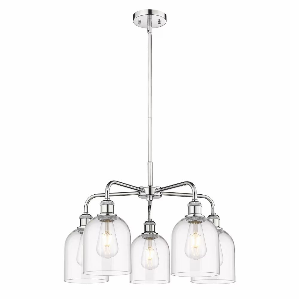 Innovations Lighting - Bella - 5 Light Stem Hung Chandelier In Industrial