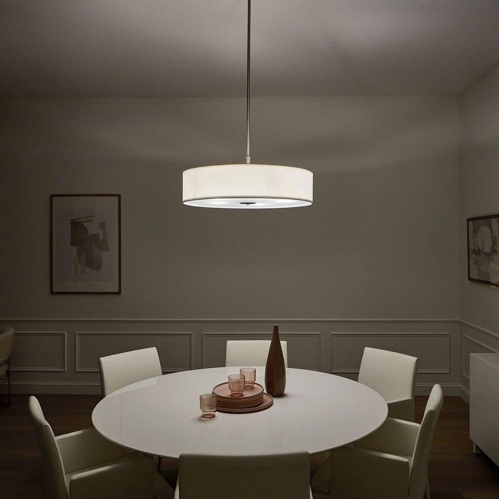 42196CLZ-Kichler Lighting-5 light Pendant - with Transitional inspirations - 12 inches tall by 30 inches wide-Classic Bronze Finish