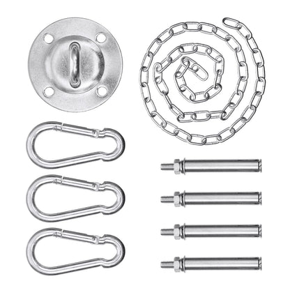 Garpans Hammock Chair Mounting Hardware Hanging Kit Ceiling Suspension Hammock Hook Kit Heavy Duty for Indoor Outdoor Yoga Gym Swing Chair Max 550 Lbs