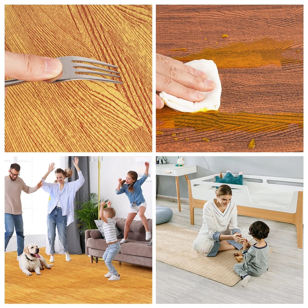 ARVAKOR Wood Grain Puzzle Mat 1/2-in, 24 Tiles EVA Foam Interlocking Floor Tiles (96SQ FT) for Secure Indoor Room Workout Flooring and Playmat
