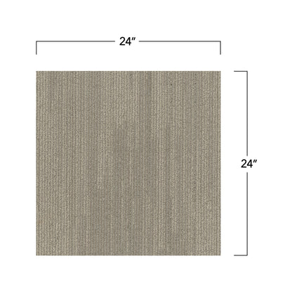 Mohawk Elite 24" x 24" Carpet Tile with Colorstrand Nylon Fiber in Dove (96 sq ft per carton)