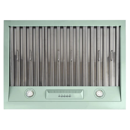 Unique Classic Retro 30" Under Cabinet Range Hood with 700 CFM and LED Lighting 110 volts