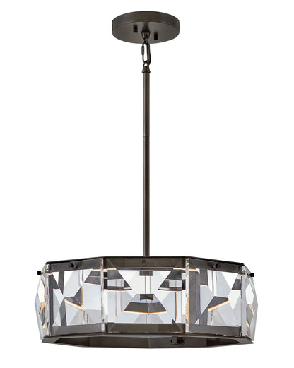 32W Led Medium Convertible Semi-Flush Mount In Glam Style-11 Inches Tall And 19.5 Inches Wide Hinkley Lighting Fr30103bx