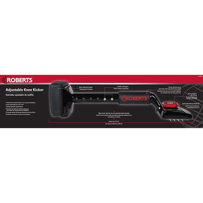 Roberts 10-410 Black Adjustable Carpet Knee Kicker