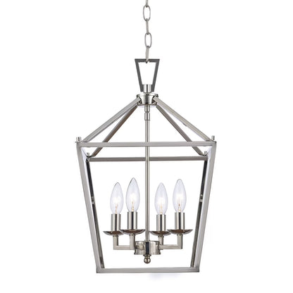 Trans Globe Lighting 10264 Lacey 4 Light 12" Wide Pendant - Chrome