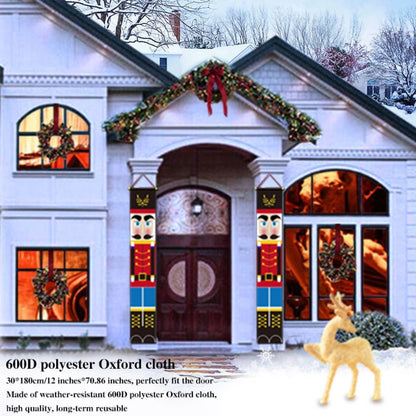 71" x 12" Christmas Polyester Outdoor Banner (2 Pack)