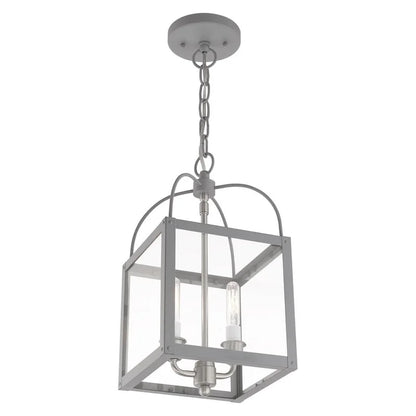 Livex Lighting 2-Light Convertible, 4041-76, 4041-80 Nordic Gray