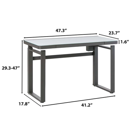 Tresanti Aurora 47” Adjustable Height Desk with LED Lighting