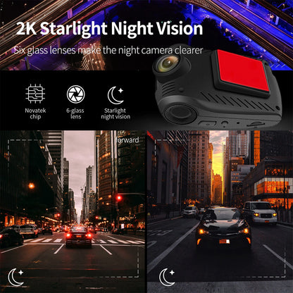 Dash Cam Wireless for Cars,Dash Cam Front and Inside 1080P,Lighting Deals of Today,Dash Cam WiFi App Control with Night Vision