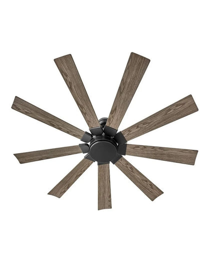 Hinkley Lighting - Turbine - 9 Blade Ceiling Fan with Light Kit In Modern and