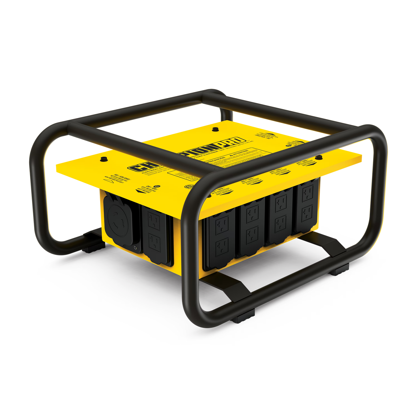 Champion Power Equipment Yellow 19.10" x 15.90" x 10.00", Steel Portable Electrical Distribution Box