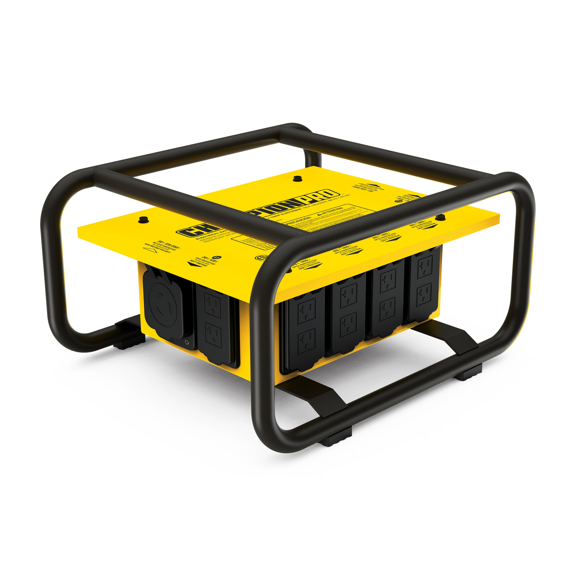 Champion Power Equipment Yellow 19.10" x 15.90" x 10.00", Steel Portable Electrical Distribution Box