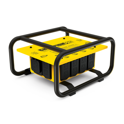 Champion Power Equipment Yellow 19.10" x 15.90" x 10.00", Steel Portable Electrical Distribution Box