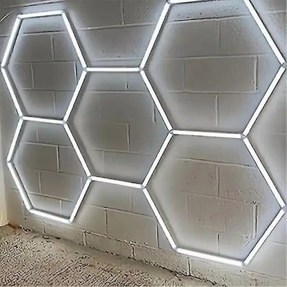 Garage Light Hexagon Lights Lamp AC 90-260V Led Car Workshop Ceiling Lighting