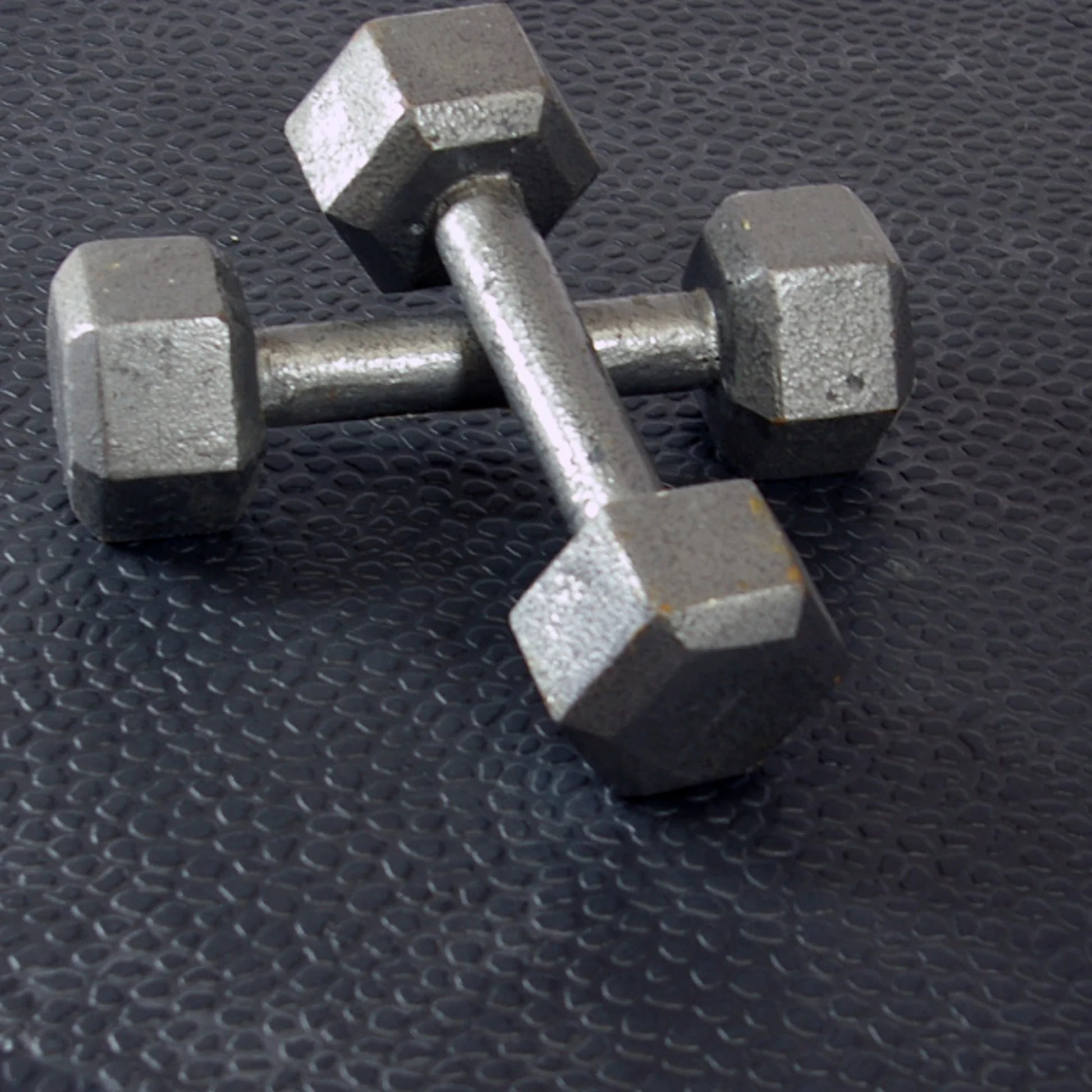 Greatmats Gym Floor Pebble Top Interlocking Foam Tiles Black 10 Pack 2 ft. x 2 ft. x 3/4 in.