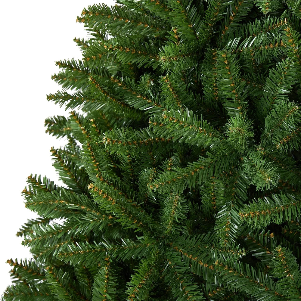 Topeakmart 7.5 ft Ultra-Thick Artificial Christmas Tree Holiday Decoration Tree with Foldable Stand and 2326 Branch Tips Green