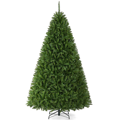 Topeakmart 7.5 ft Ultra-Thick Artificial Christmas Tree Holiday Decoration Tree with Foldable Stand and 2326 Branch Tips Green
