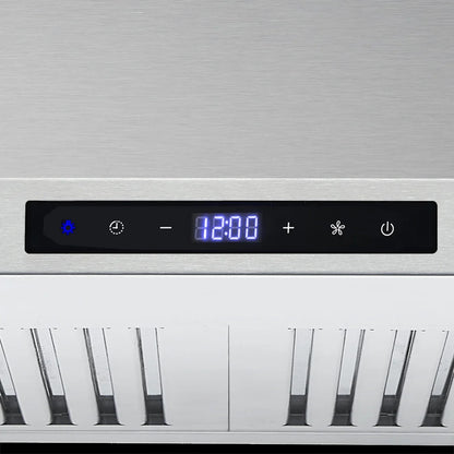 Cosmo 30 in. Ducted Range Hood in Stainless Steel with Touch Controls, LED Lighting and Permanent Filters