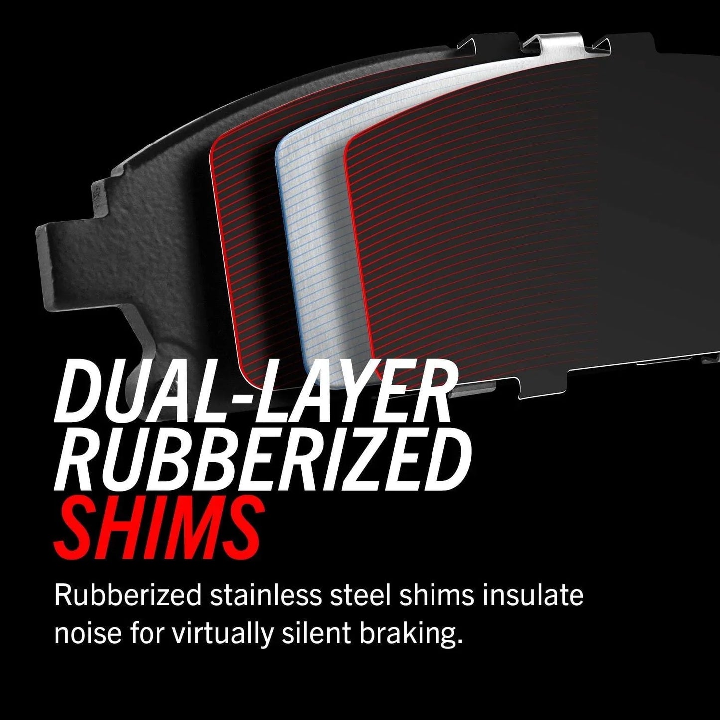 Power Stop Front Z17 Evolution Ceramic Brake Pads with Hardware 17-1760