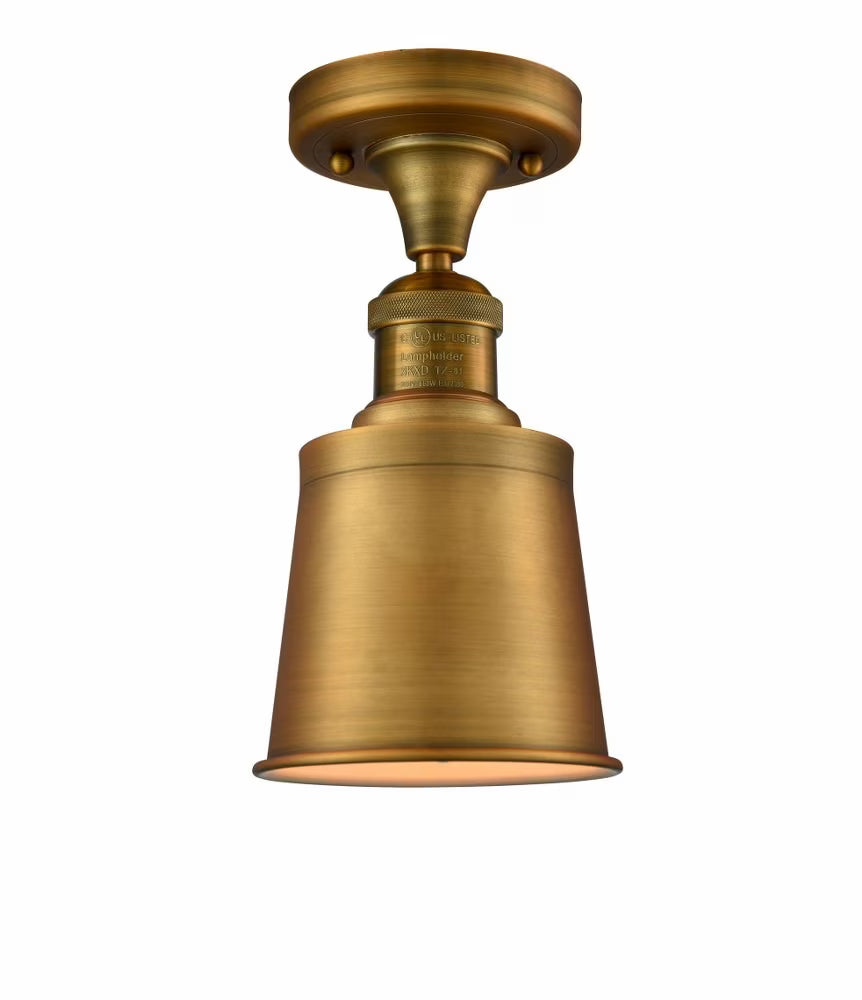 Innovations Lighting - Addison - 1 Light Semi-Flush Mount In Traditional Style-9