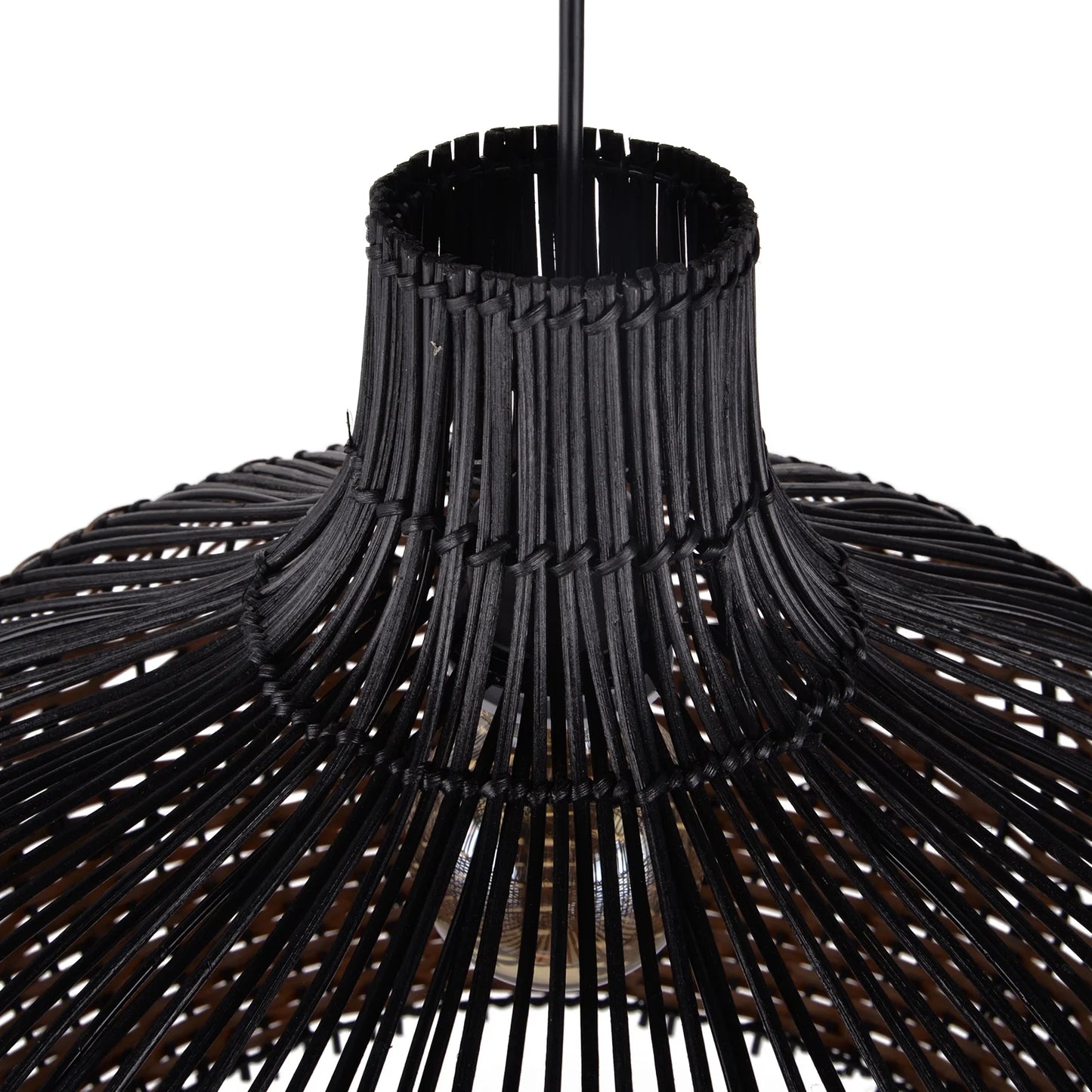 Arturesthome Basket Light Fixture Rattan Pendant Lighting for Living Room 1-Lights