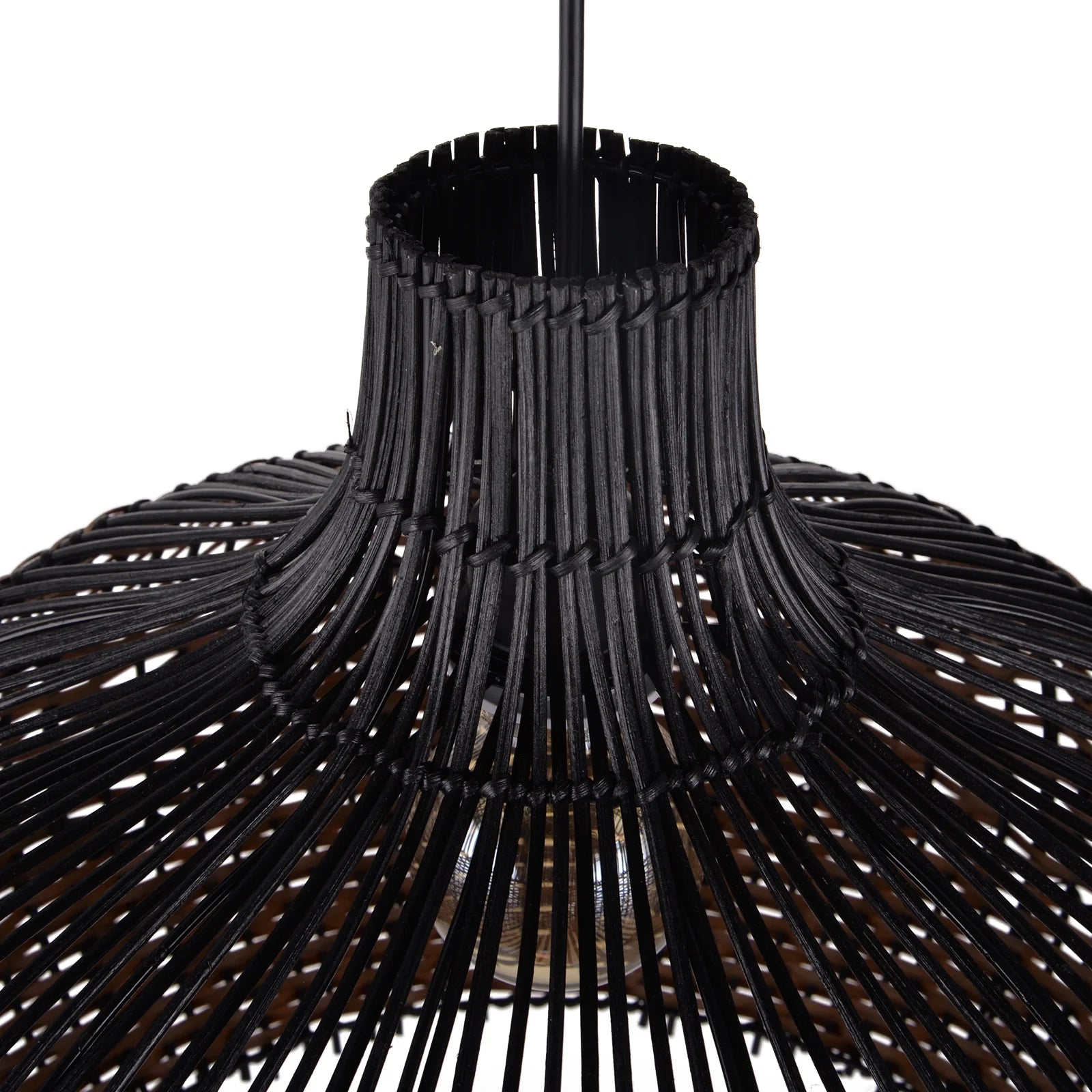 Arturesthome Basket Light Fixture Rattan Pendant Lighting for Living Room 1-Lights