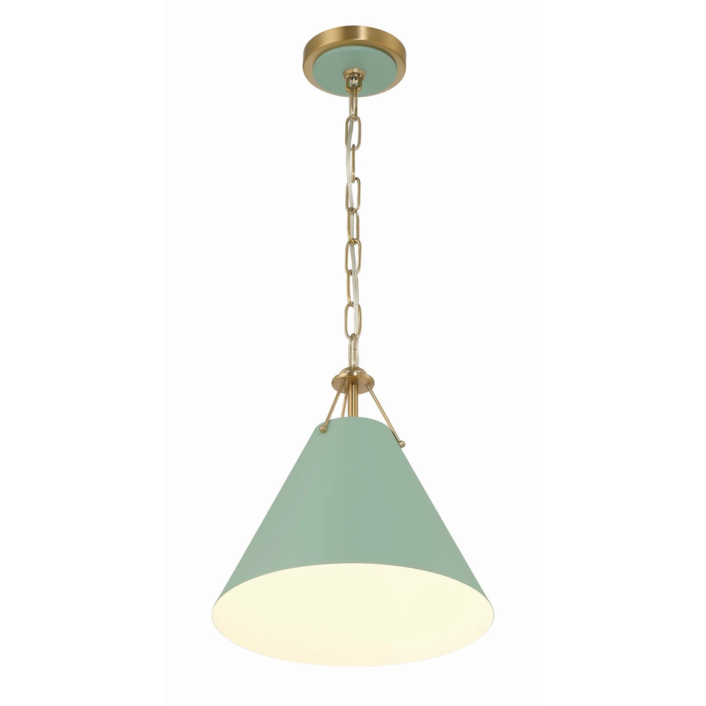 Crystorama Lighting - Pendant - Xavier - 1 Light Pendant-Matte Black Finish