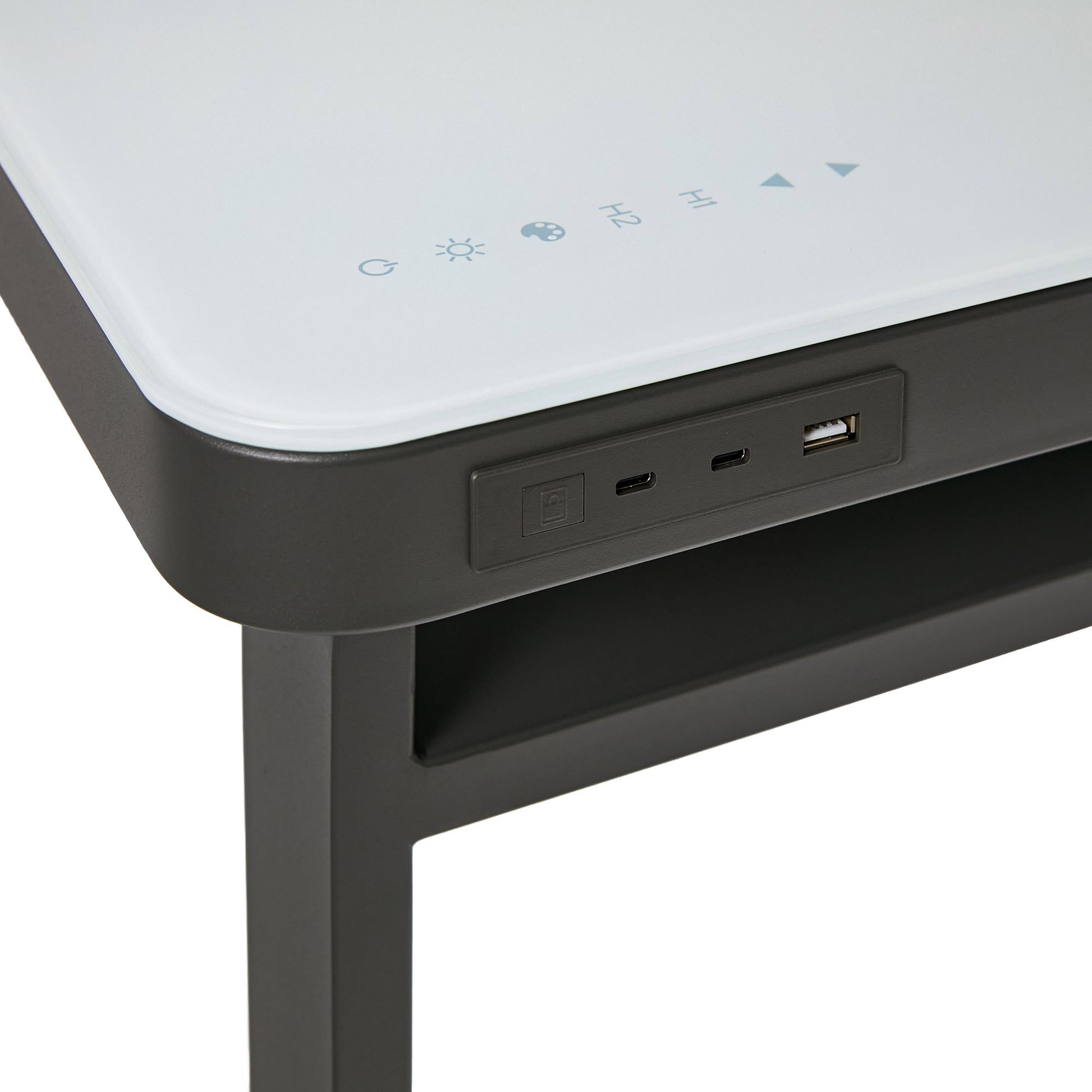 Tresanti Aurora 47” Adjustable Height Desk with LED Lighting