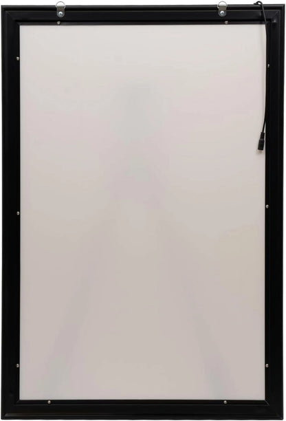 LED Poster Frame, 27" x 40" Flip Design LED Backlit Poster Frames, Illuminated Movie Poster Frame Wall Arts Aluminum Lighting Photo Frames for Home Theater Advertisement