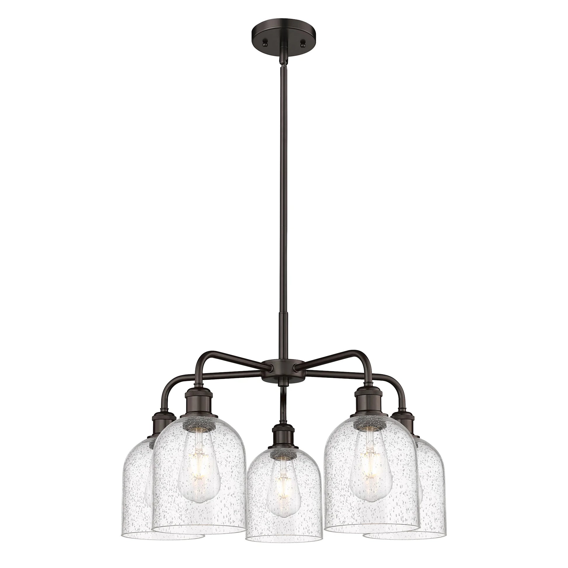 Innovations Lighting - Bella - 5 Light Stem Hung Chandelier In Industrial