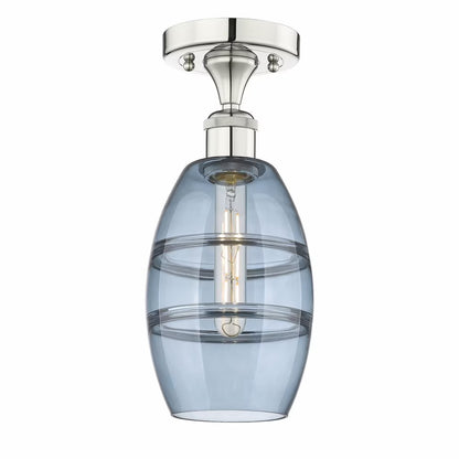 Innovations Lighting - Vaz - 1 Light Semi-Flush Mount In Industrial Style-8.25