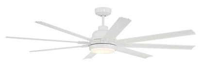 RSH65PN8-Craftmade Lighting-Rush - 8 Blade Ceiling Fan with Light Kit-15.04 Inches Tall and 65 Inches Wide-Painted Nickel Finish