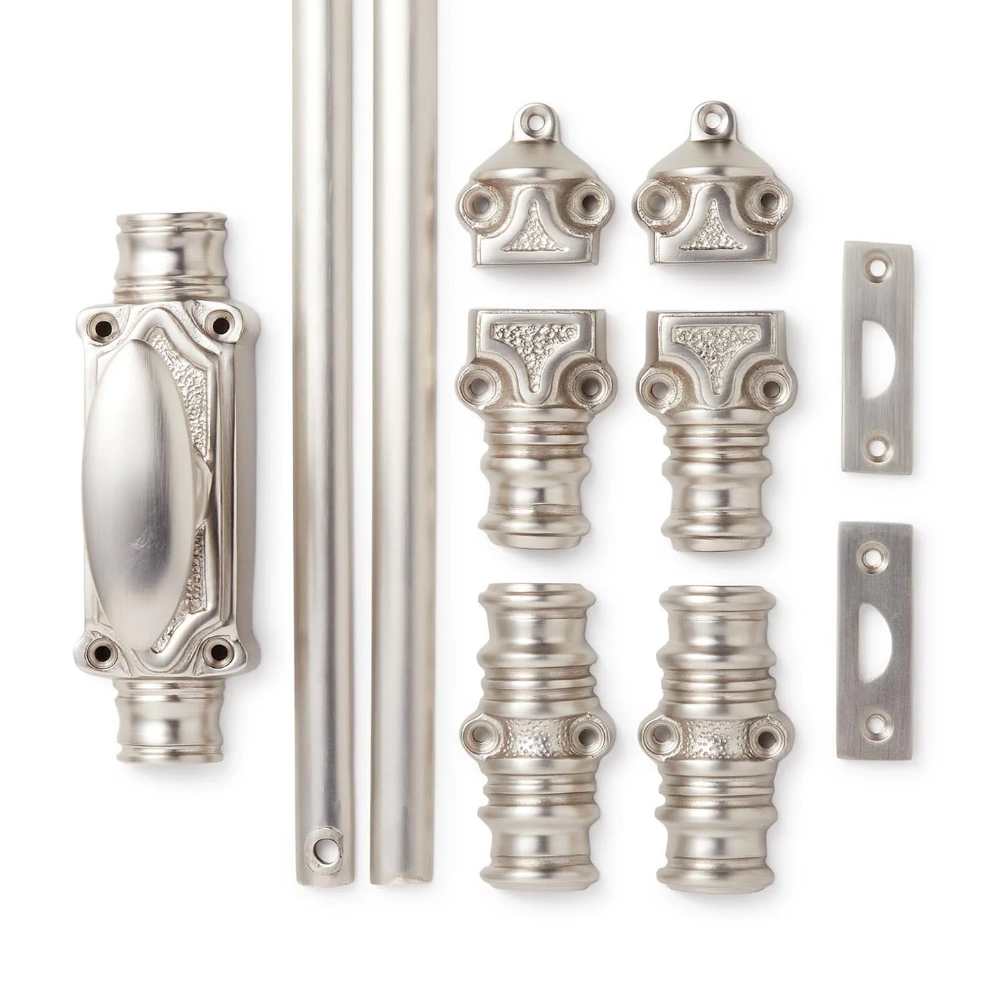 Signature Hardware 942121 Stepney Solid Brass Cremone Bolt For 9 Inch Doors - Brass