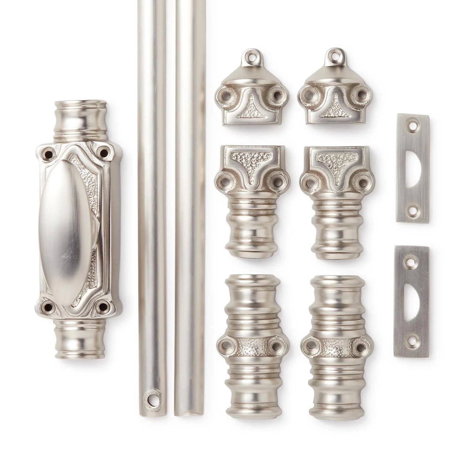 Signature Hardware 942121 Stepney Solid Brass Cremone Bolt For 9 Inch Doors - Brass
