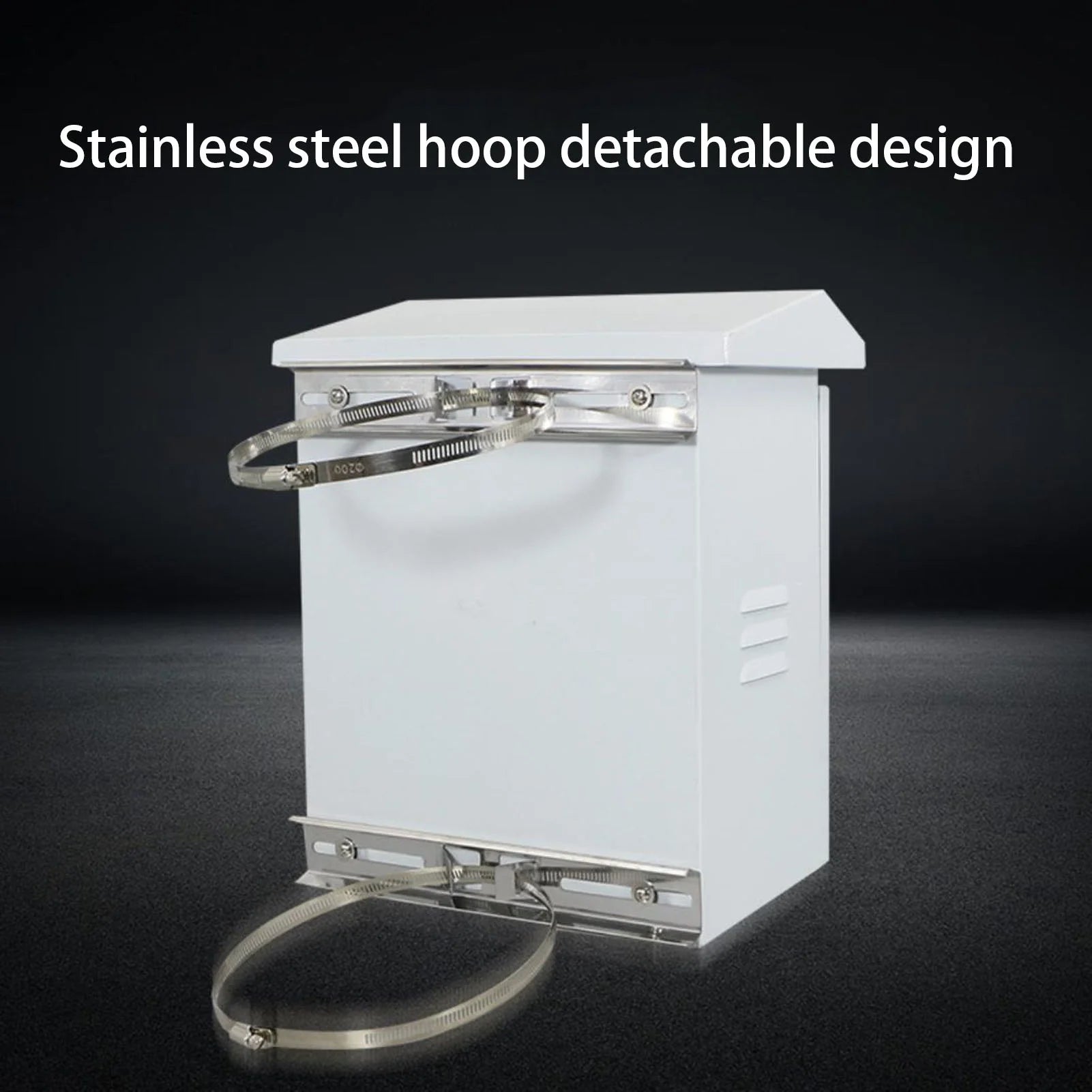Electrical Junction Box Outdoor Waterproof Electrical Box Weatherproof Wall-Mounted Enclosure Large Stainless Steel Project Box Utility Box