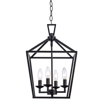 Trans Globe Lighting 10264 Lacey 4 Light 12" Wide Pendant - Chrome