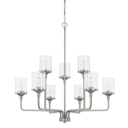 Capital Lighting 428891-451 Colton 9 Light 38" Wide Chandelier - Brass