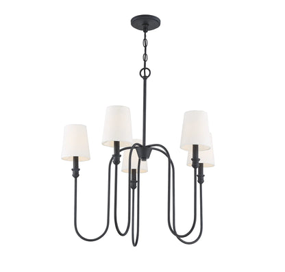 Trade Winds Lighting 5-Light Chandelier In Aged Iron