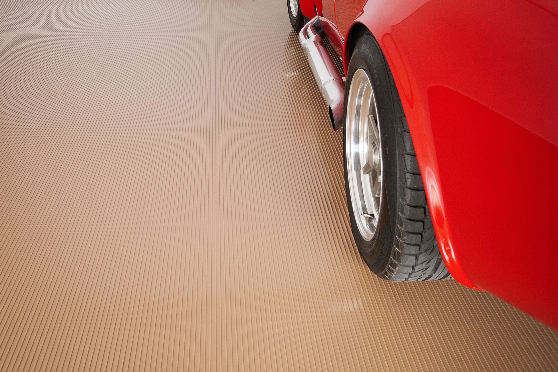 G-Floor 8.5' x 22' Ribbed Garage Flooring Cover - Sandstone