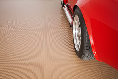 G-Floor 8.5' x 22' Ribbed Garage Flooring Cover - Sandstone