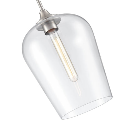 Millennium Lighting Ashford 1 Light Mini-Pendant in Multiple Finishes with a Clear Glass Shade Matte Black Matte N/A