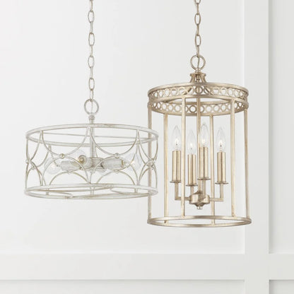 4 Light Semi Flush Mount Capital Lighting 243341Ww