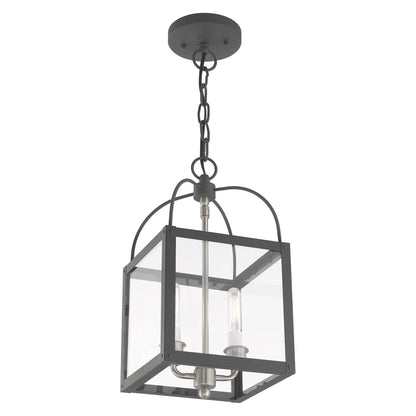 Livex Lighting 2-Light Convertible, 4041-76, 4041-80 Nordic Gray